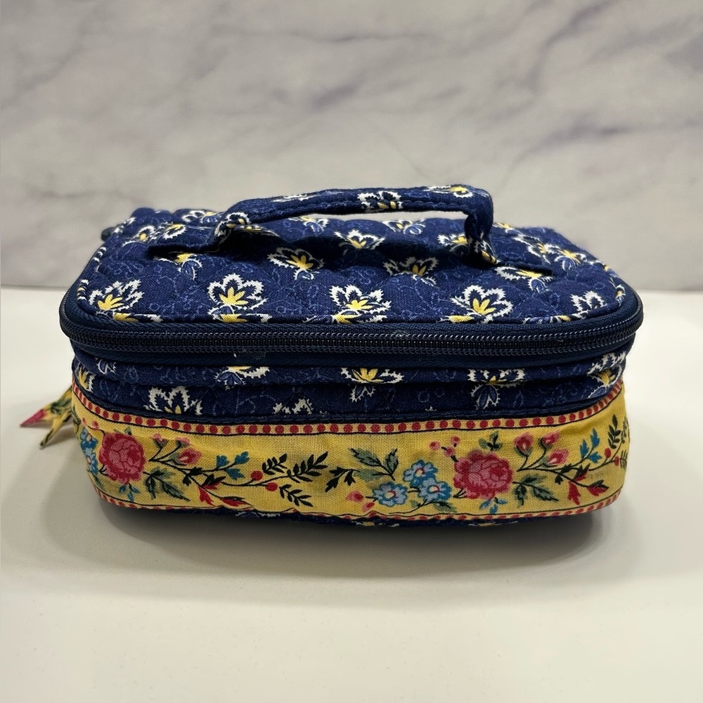Vera Bradley Floral Quilted travel bag - Blue and Yellow